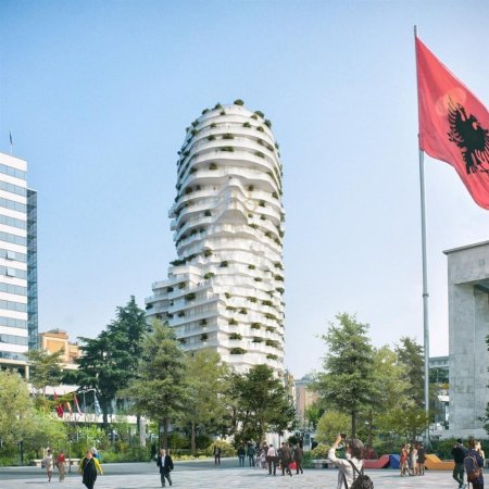 Tirane, shitet apartament 2+1+Ballkon Kati 20, 180 m² 890.000 € (Qender)