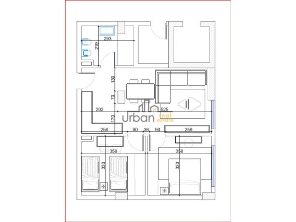 Tirane, shitet apartament 2+1+Ballkon Kati 5, 83 m² 110.000 € (Paskuqan)