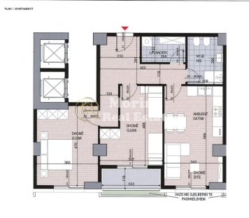 Tirane, shes apartament 2+1 , 115 m² 162.260 € (Fusha Aviacionit)