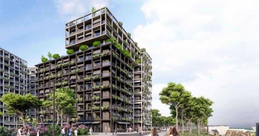 Shengjin, shitet apartament 1+1 Kati 3, 76 m² 106.400 € (Rana e hedhun)