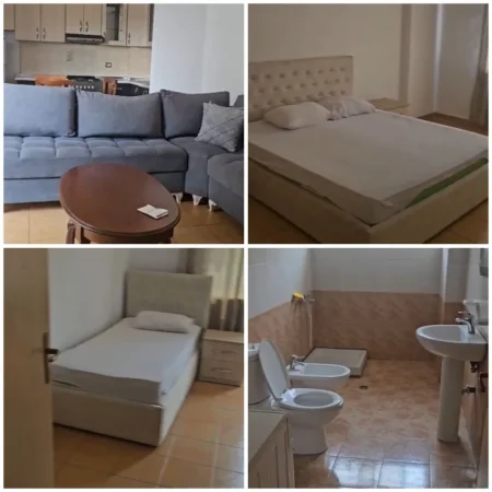 Tirane, jepet me qera apartament 2+1+Ballkon Kati 8, 100 m² 700 € (FRESKU)
