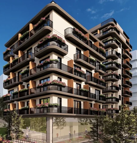 Sarande, shes apartament 2+1+Ballkon Kati 5, 