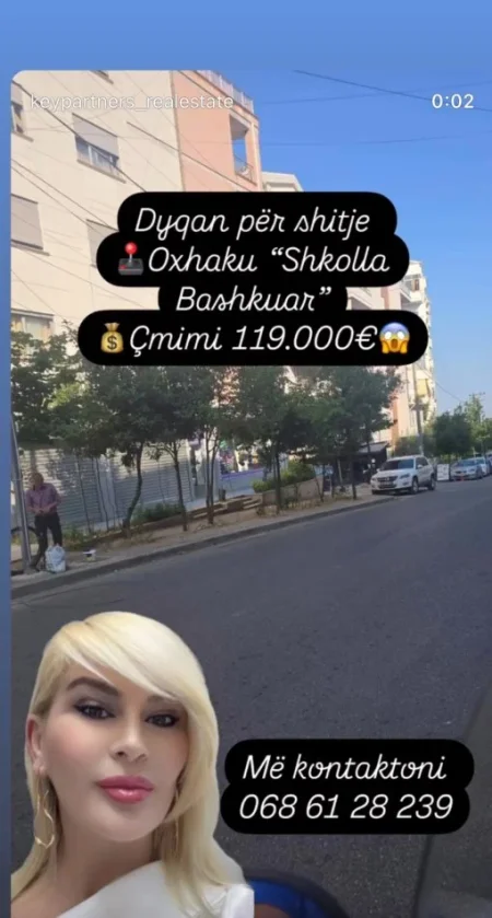 Tirane, shitet dyqan , 54 m² 120.000 €