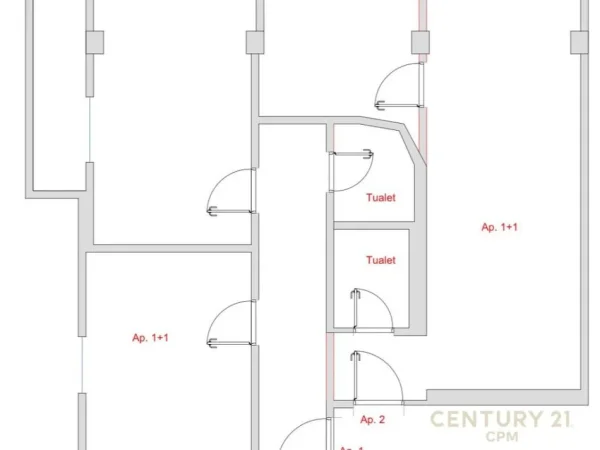 Tirane, shitet apartament 1+1 Kati 5, 50 m² 149.000 € (Rruga Dora D`Istria)