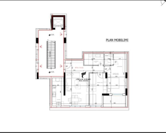 Tirane, shitet apartament 2+1+Ballkon Kati 2, 113 m² 220.000 € (RRUGA E ELBASANIT)