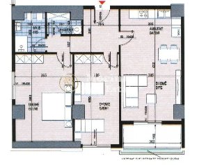 Tirane, shes apartament 2+1 Kati 3, 135 m² 189.000 € (Fusha Aviacionit)