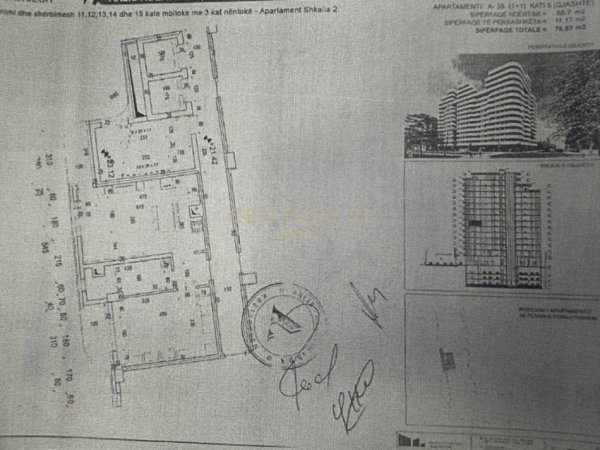 Tirane, shes apartament 1+1 Kati 6, 77 m² 169.000 € (corner residence)