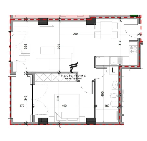 Tirane, shitet apartament 1+1+Ballkon Kati 4, 77 m² 194.000 € (BULEVARDI BAJRAM CURRI)