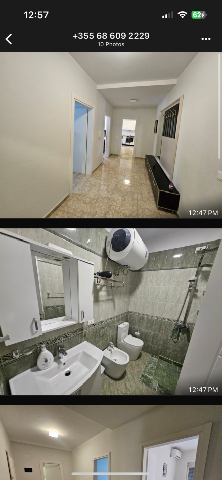 Tirane, jepet me qera apartament 2+1 Kati 6, 100 m² 600 € 