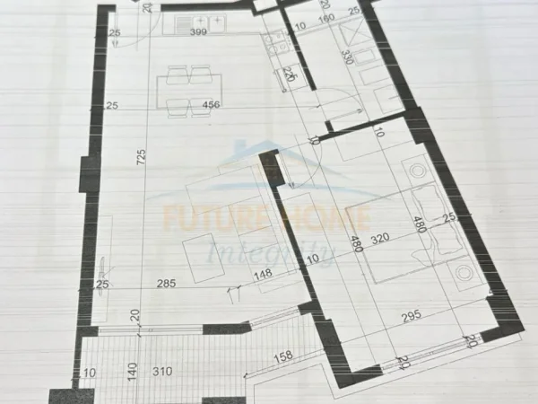 Tirane, shitet apartament 1+1+Aneks+Ballkon Kati 2, 71 m² 153.080 € (Bulevardi i Ri)