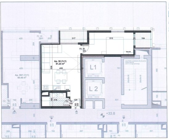 Tirane, shes apartament 1+1+Ballkon Kati 10, 82 m² 172.000 € (Zogu i Zi Soho Towers)