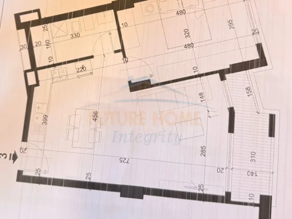 Tirane, shitet apartament 1+1+Ballkon Kati 4, 70 m² 