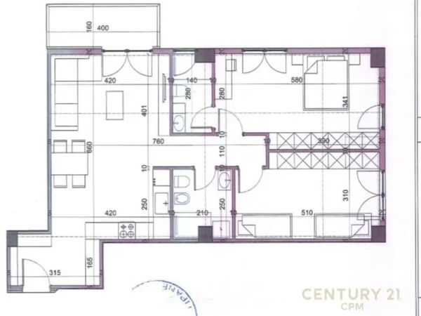 Tirane, shes apartament 2+1 Kati 2, 113 m² 170.000 € (qendres globe)