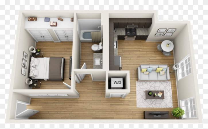 Tirane, jepet me qera apartament 1+1 Kati 5, 70 m² 450 € (DON BOSKO)
