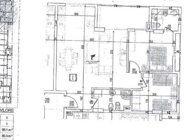 Vlore, shitet apartament 2+1 Kati 4, 95 m² 190.200 € (VLORE)