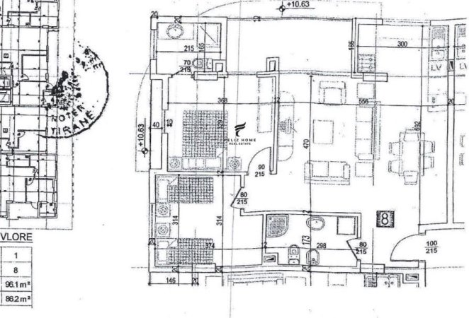 Vlore, shitet apartament 2+1+Ballkon Kati 4, 96 m² 192.200 € (VLORE)