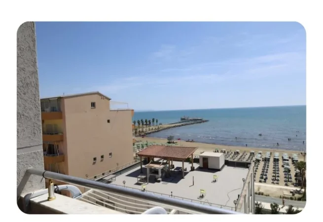 Apartament me pamje nga deti me qera ditore ne Durres Plazh