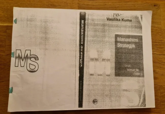 Tirane, shes Shitet libër: Manaxhimi Strategjik