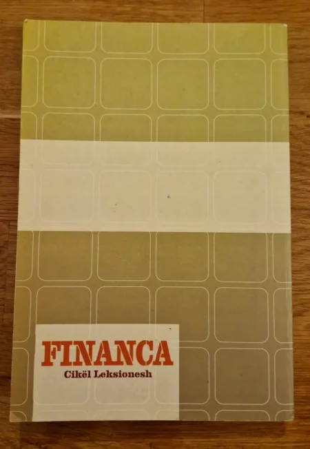 Tirane, shes Shitet libër: “Financa – Cikël Leksionesh”
