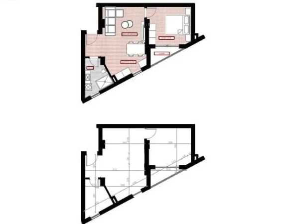 Tirane, shitet apartament 1+1+Aneks+Ballkon Kati 3, 57 m² 110.000 € (stacioni i trenit)