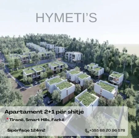 Tirane, shitet apartament 2+1 , 124 m² (Rruga Panorama e Liqenit 1044)