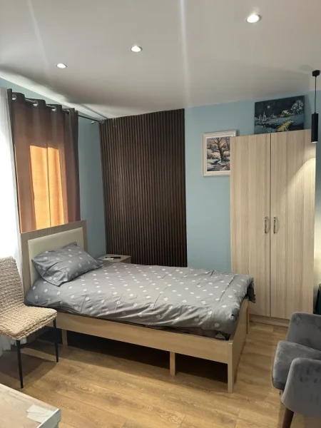 Tiranë. Jepet me qera apartament 1+1 Pazari i Ri. Penthouse 1+1+Ballkon Kati 4, 60 m² 5000 € (Rr Riza Jasa nr 123/1)