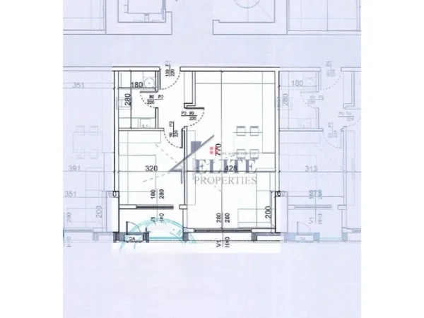 Tirane, shitet apartament 1+1+Ballkon Kati 11, 82 m² 223.830 € 