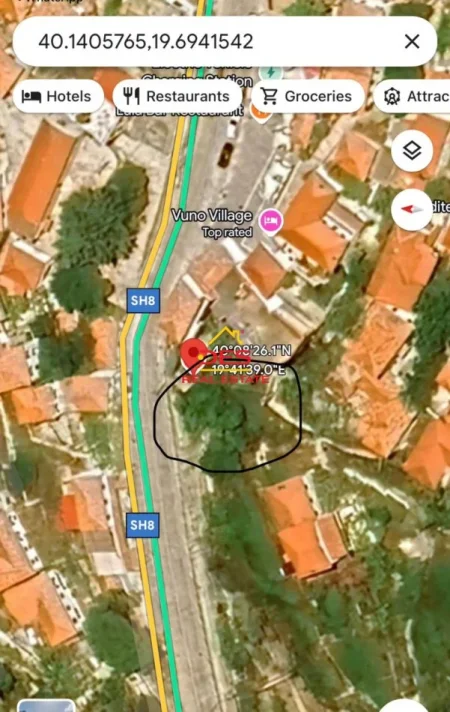 Himare, shitet truall , 200 m² 80.000 € (Vuno)