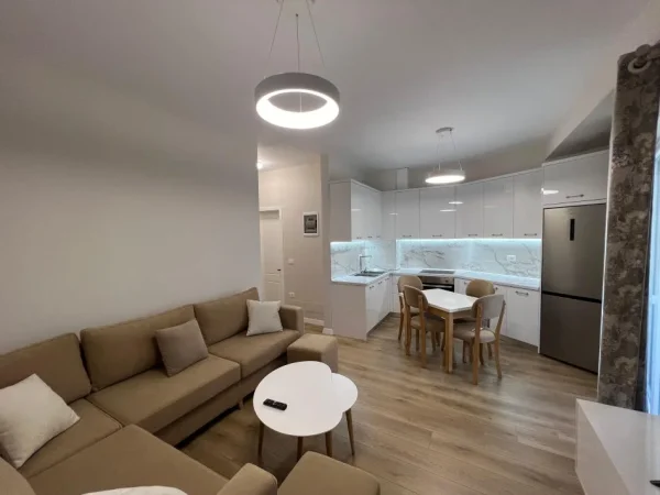 Tirane, jepet me qera apartament 1+1+Ballkon Kati 4, 65 m² 550 € (River Residence)