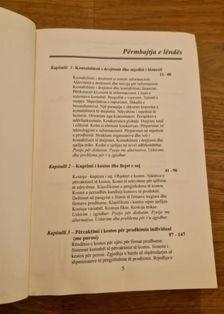 📘 Shitet libër: "Kontabiliteti i Kosto-Drejtimit"