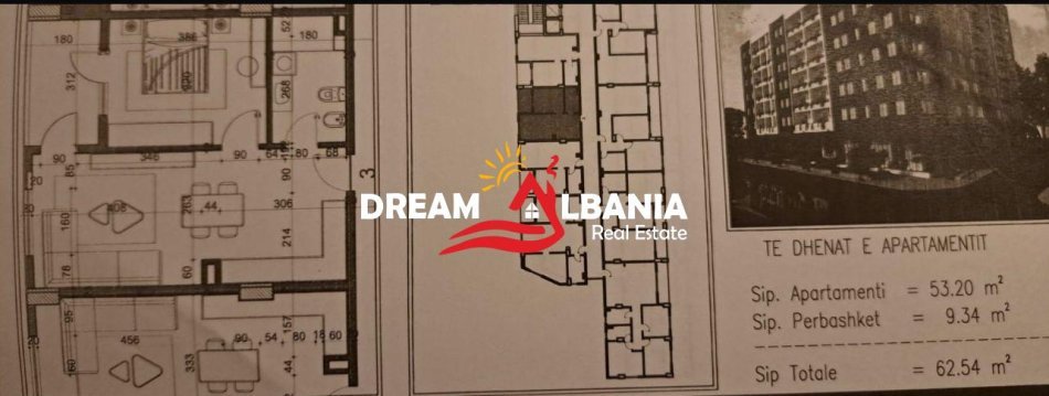 Tirane, shitet apartament 1+1+Ballkon Kati 1, 62 m² 62.500 € (Ne Paskuqan - ID 41111034)