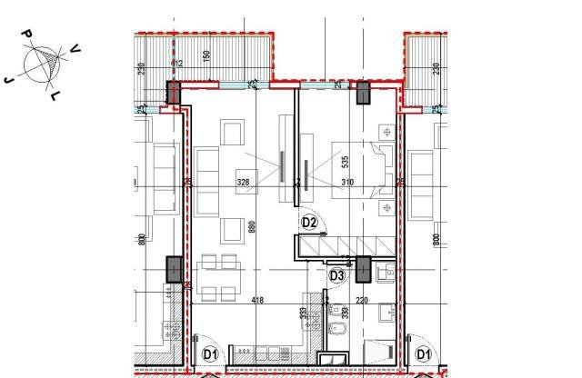 Tirane, shitet apartament 1+1+BLK Kati 3, 79 m² 89.100 Euro (Laprakë)