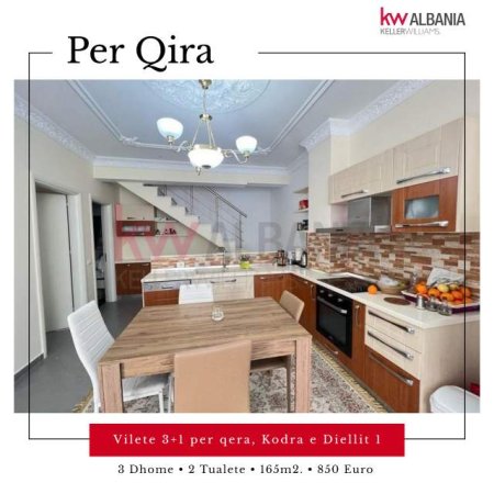 Tirane, jepet me qera apartament duplex 2 Katshe Kati 0, 165 m² 850 Euro (Kodra e Diellit)