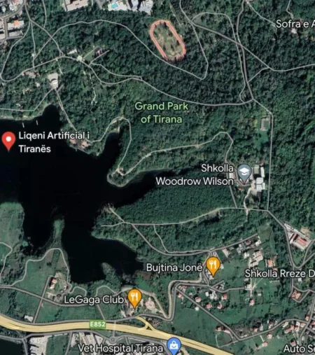 Tirane, shes truall 600 m² 350.000 Euro (Liqeni Artificial)