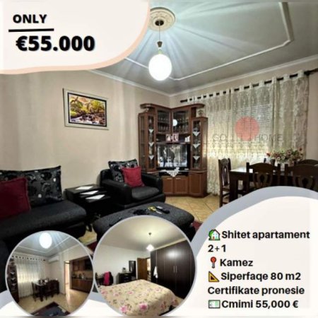 Tirane, shitet apartament 2+1 Kati 1, 80 m² 55.000 Euro (BULEVARDI BLU)