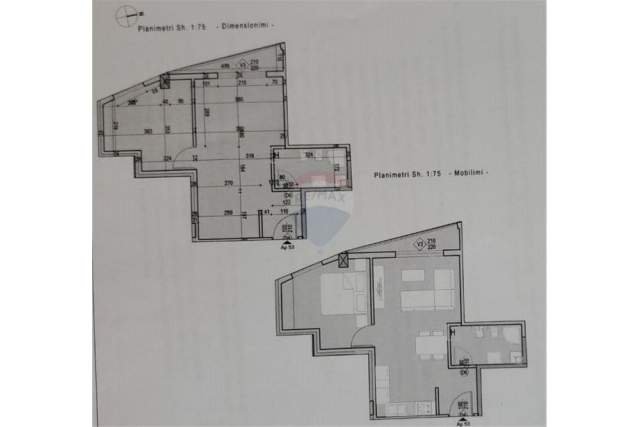 Tirane, shitet apartament 1+1+A+BLK Kati 5, 62 m² 114.000 Euro (Rr. Barrikadave)