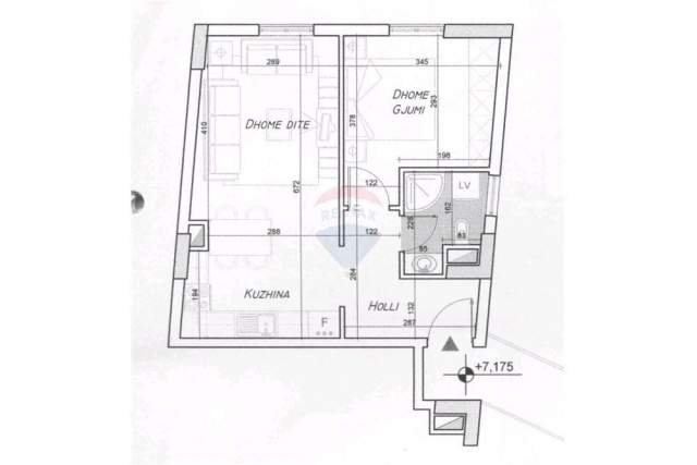 Tirane, shitet apartament 1+1+A Kati 3, 50 m² 110.000 Euro (Rr. e Dibres)