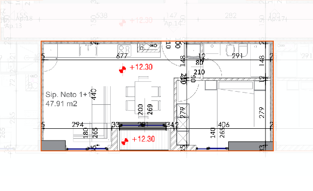 Tirane, Liste me oferta apartament 1+1+Ballkon Kati 3, 94.265 € (Kompleksi Turdiu)