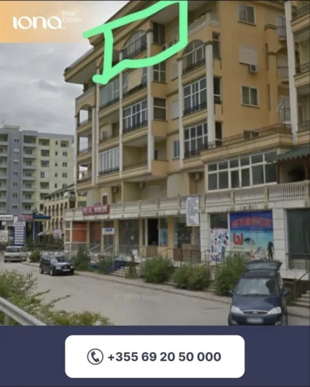 Shkembi Kavajes, shitet apartament 1+1 Kati 5, 60 m² 80.000 € (Koloseo)