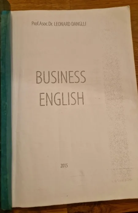 Tirane, shes SHITET LIBRI (FOTOKOPJE) – BUSINESS ENGLISH