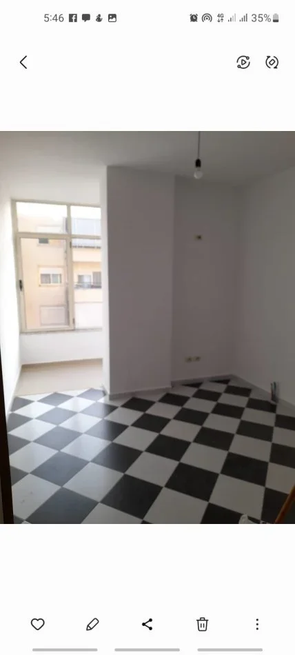 Tirane, jepet me qera apartament 1+1 Kati 6, 60 m² 25.000 lekë (Dy Palmat)