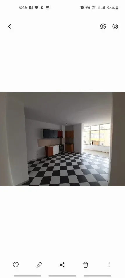 Tirane, jepet me qera apartament 1+1 Kati 6, 60 m² 25.000 lekë (Dy Palmat)
