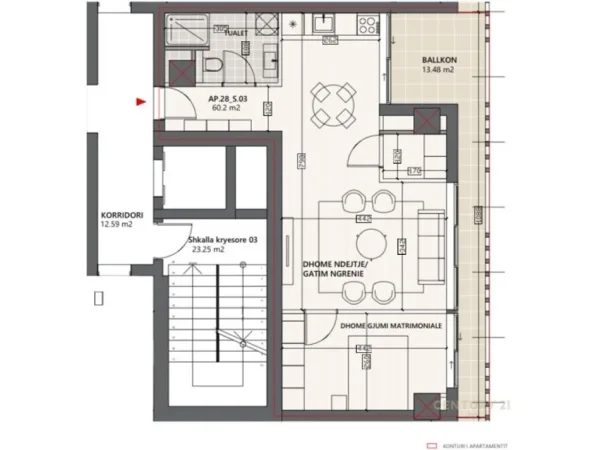 Vlore, shes apartament 1+1 Kati 10, 83 m² 347.000 € (vlora marina)