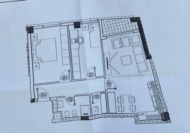 Tirane, shitet apartament 2+1+Ballkon Kati 2, 91 m² 163.350 € (bulevardi i ri)