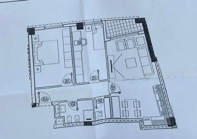 Tirane, shitet apartament 2+1+Ballkon Kati 2, 91 m² 163.350 € (bulevardi i ri)