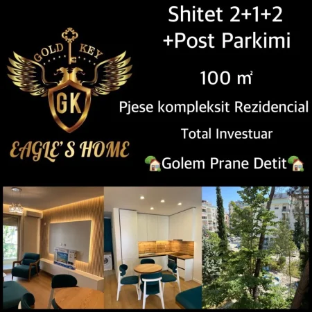 Durres, shes apartament 2+1+Aneks+Ballkon Kati 2, 100 m² 148.000 € (SHITET Apartament • 2+1+2 me 2 ballkone 069 20 39 456 069 20 39 456 Kompleks Rezidencial ne Golem)