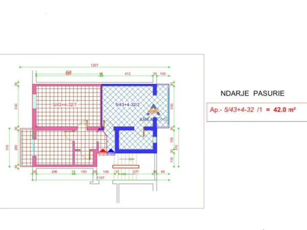 Tirane, shitet apartament+verande | Penthouse Kati 3, 30 m² 95.000 € (MYSLYM SHYRI)