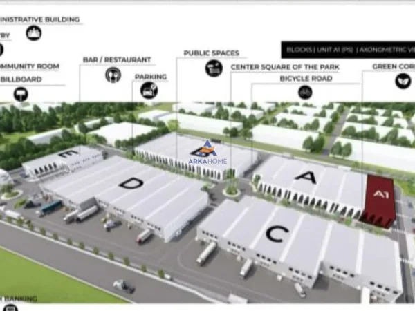Tirane, shitet ambjent biznesi Kati 0, 1.034 m² 1.396.000 € (TE NEXUS PARK, KASHAR)