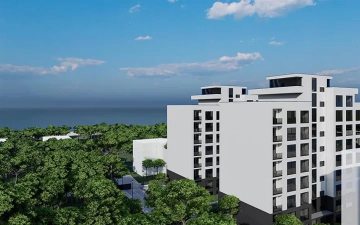 Shqiperi, shitet apartament 1+1 Kati 7, 72 m² (Golem)