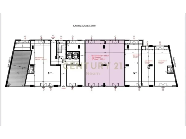 Tirane, shitet ambjent biznesi Kati 0, 183 m² 650.000 € (Neom117683)